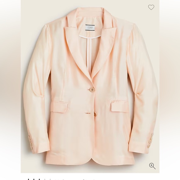 J.Crew NWT silk jacket w/ pockets slight flaw picture in photos - Picture 1 of 9